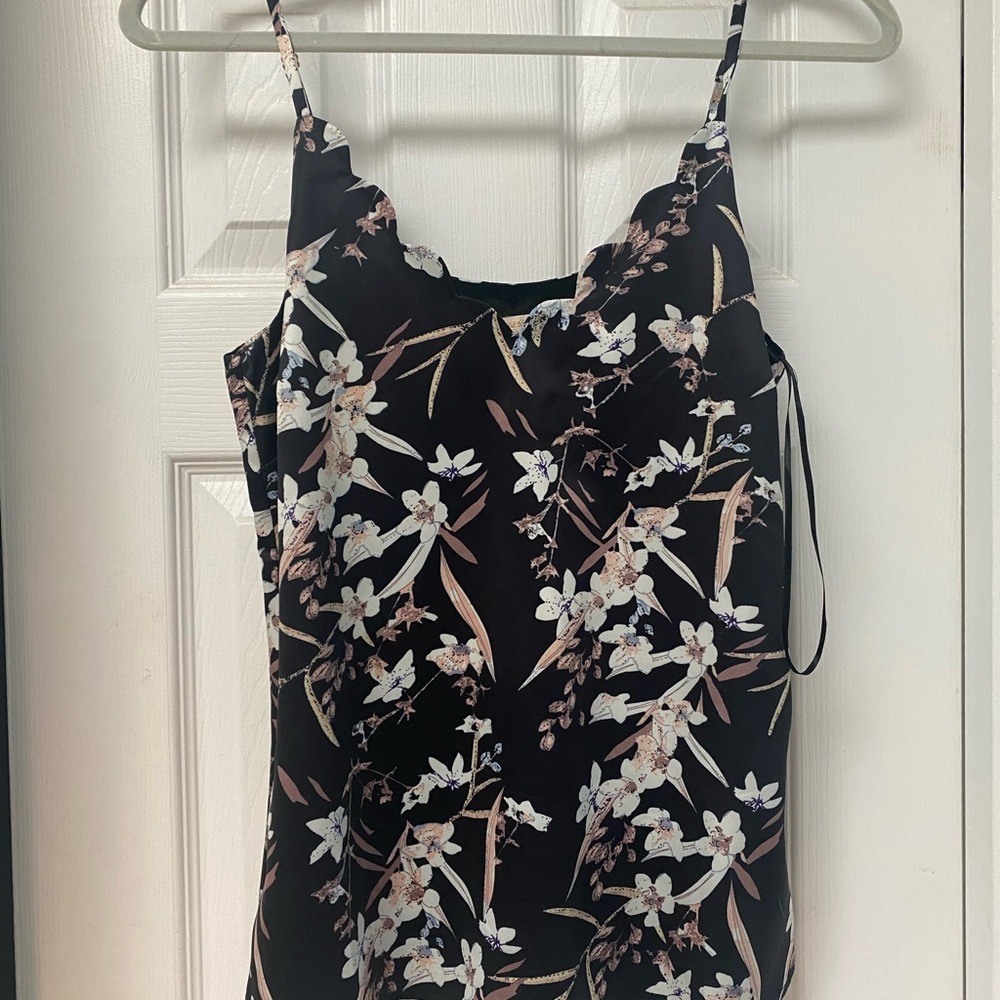 Floral Spaghetti Strap Top